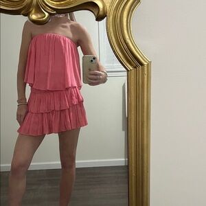 Mustard Seed Pink Textured Romper